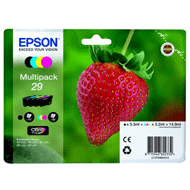Genuine Epson 4 Colour Multipack No.29 Claria Home Ink Cartridge
