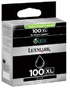 Genuine Lexmark No. 100XL Black High Yield Ink Cartridge (510 pages)