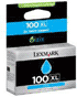 Genuine Lexmark No. 100XL Cyan High Yield Ink Cartridge (600 pages)