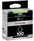 Genuine Lexmark No. 100 Black Ink Cartridge (170 pages)