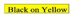 Genuine Brother Black on Yellow 9mm Gloss Laminated Labelling Tape (8m)
