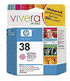 Genuine HP No.38 Light Magenta Pigment Ink Cartridge