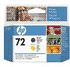 Genuine HP No.72 Matte Black and Yellow Printheads