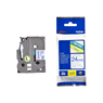 Brother TZe-253 24mm Labelling Tape (BLUE ON WHITE)