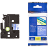 Brother TZe-535 12mm Labelling Tape (WHITE ON BLUE)