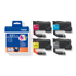 Brother LC-521VAL Ink Cartridge Value Pack CMYK (500 Pages)