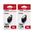 Canon PG-585XL / CL-586XL High Capacity Ink Cartridge Value Pack CMYK (300 Pages)