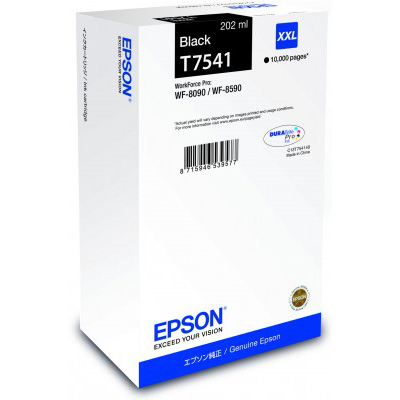 Genuine Epson T7541 Black XXL Ink Cartridge (10,000 pages)
