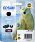Genuine Epson Black No.26 Ink Cartridge (220 pages)