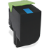 Compatible Lexmark Cyan Toner Cartridge (2,300 pages)
