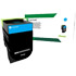 Genuine Lexmark Cyan Extra High Cap Toner Cartridge (4,000 pages)