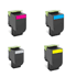 Genuine Lexmark Extra Hi Cap Toner Value Kit K (8,000 Pages) CMY (4,000 Pages)