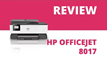 HP OfficeJet 8017 A4 Colour Multifunction Inkjet Printer