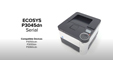 Kyocera ECOSYS P3045, P3050, P3055, P3060: Finding the Serial Number